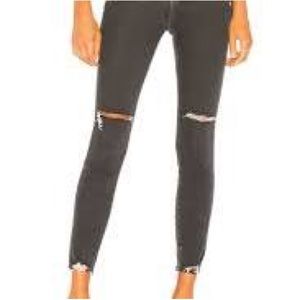 J Brand Alana High Rise Crop Skinny in Ashes Destruct